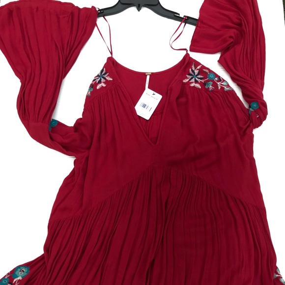 Free People Floral Mini Dress - Picture 5 of 8